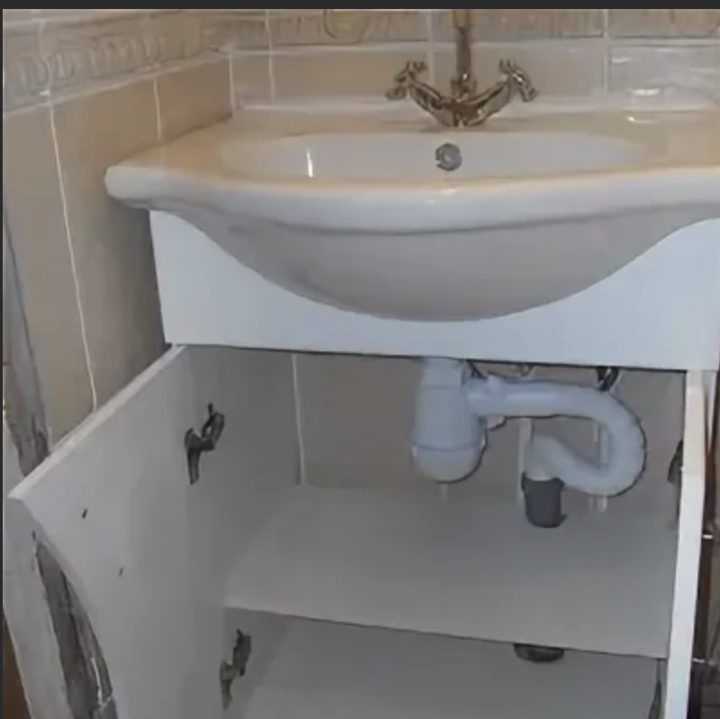 Монтаж тумбы под раковину Установка тумбы под раковину